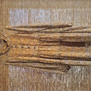 Art Class Floral Long Sleeve Dress